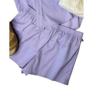 NEW CISSA women's mid rise boxer shorts in wisteria